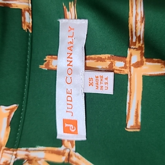 Jude Connally Gold Tan Long Sleeve Notched Collar Shirt Dress - Picture 11 of 11